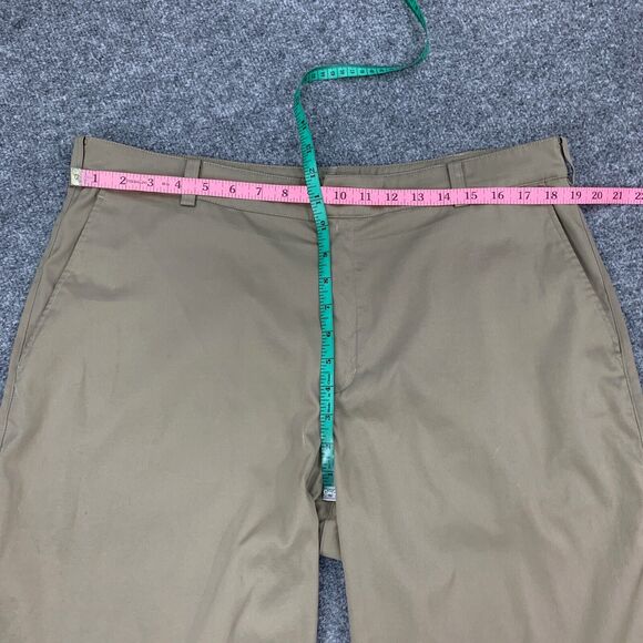 Nike Golf Short Mens 38 Beige Dri Fit Tour Performance Tech Flat Front Chino - Picture 6 of 12